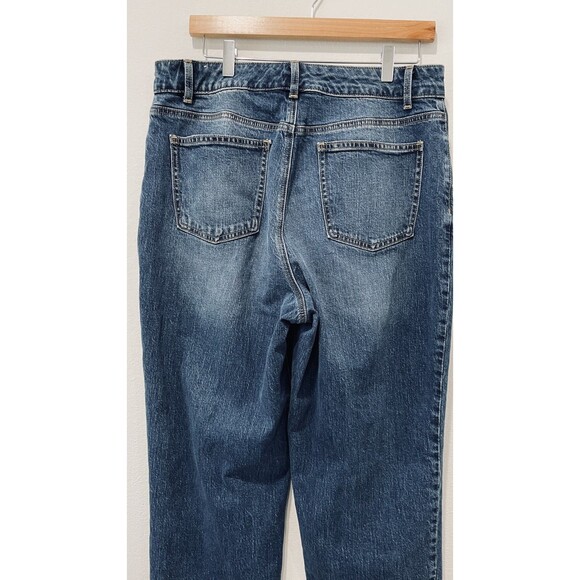 Talbots Jeans 12 High Waisted Relaxed 32x30 Talbots Jeans Palisade Wash Talbots - Picture 15 of 16